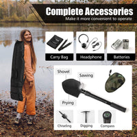 Metal Detector for Adults, Professional Higher Accuracy Gold Detector with Backlit LCD Display