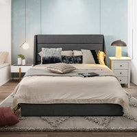 Giantex Queen Size Platform Bed w/3 Drawers