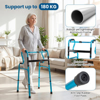 Folding Walker, Height Adjustable Walking Frame