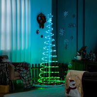 1.83M Spiral Christmas Tree with 135 LED Lights & APP Control