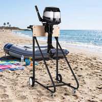 330 LBS Boat Motor Stand, Portable Outboard Engine Cart