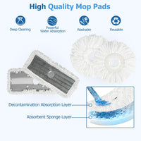 Mop and Bucket Set Hands-Free Washing