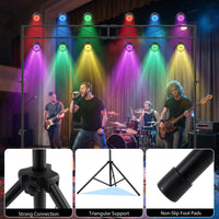 Portable Lighting stand System, Height Adjustable DJ Light Stand