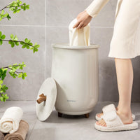 23L Large Luxury Bucket-Style Towel Warmer w/Fragrant Disc Holder