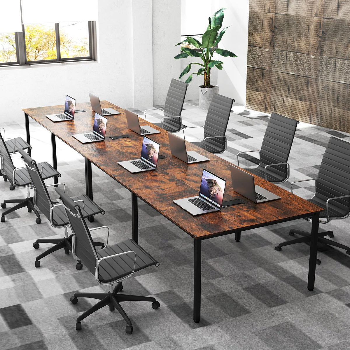 240 x 120cm Large Meeting Table Seats up to 10 People