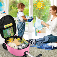 2-IN-1 Kids Luggage with Wheels for Kids Ages 5+