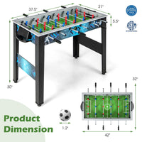 Giantex Foosball Table, 37.5" Foosball Table Adult Size