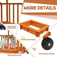 Kids Wooden Sandpit