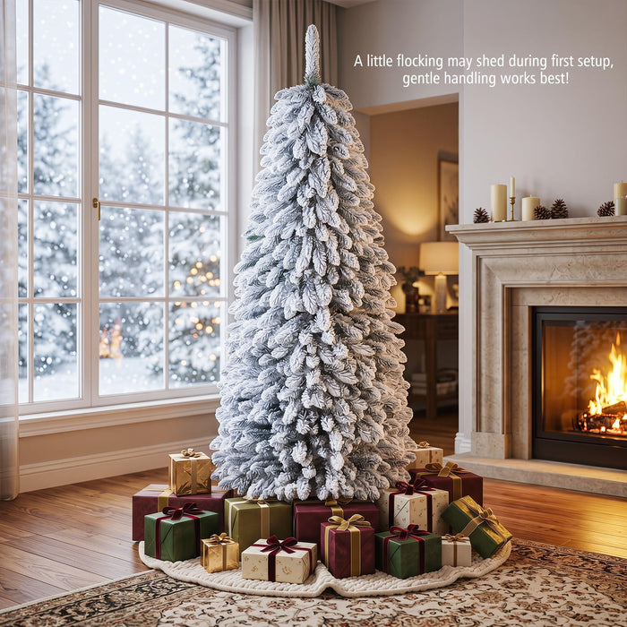 180/210cm Pop up Christmas Tree with Snowy Branch Tips
