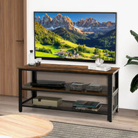 Giantex Console Table TV Stand for 50-Inch Flat Screen TVs, Brown