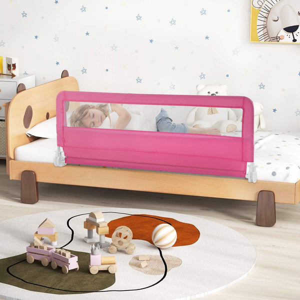 Bed Rails/Bedrail for Toddlers, Height Adjustable Folding Baby Safety Cot Guard, 150 x 55 cm