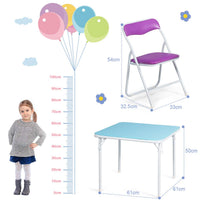 Kids Table and Chairs Set, Children Toddler Study Desk