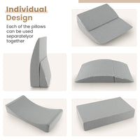 Giantex Convertible Folding Sofa Bed, 4-in-1 Floor Futon Sleeper Chair