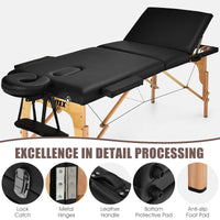 Giantex 3 Folding Portable Massage Table