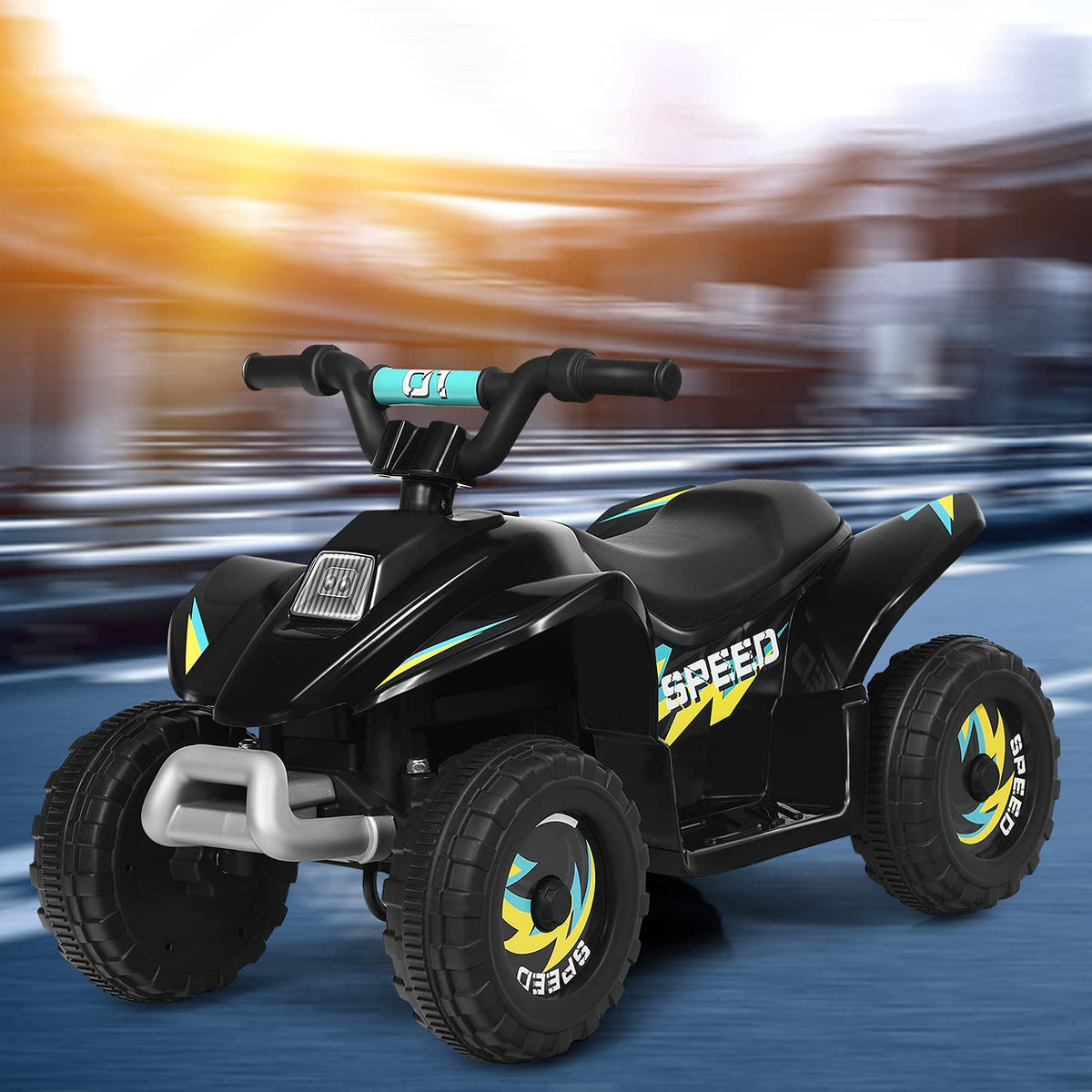 6V Kids Ride on ATV Toy Electric Quad Car with Forward and Reverse Switch
