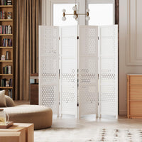 Giantex 4/6-Panel Folding Room Divider, 170CM Tall Carved Privacy Screen