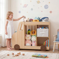 Toy Storage Organizer Kids Bookshelf with Open Shelves
