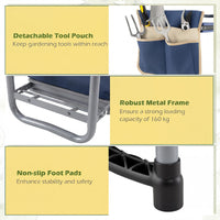 Foldable Garden Kneeler and Seat for Seniors Gardeners