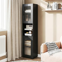 Giantex Tall Bathroom Storage Cabinet, 170 cm H Freestanding Storage Organizer