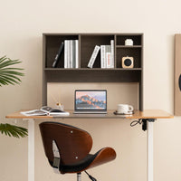 Countertop Storage Hutch with 4 Cubes for Dorm Home Office College Dressing Tabletop