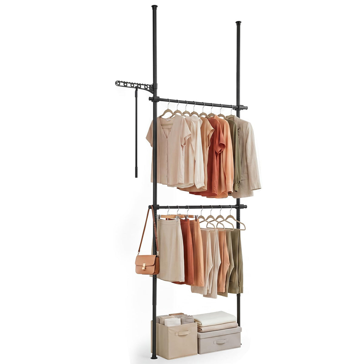 Giantex Adjustable Floor to Ceiling Clothes Rack