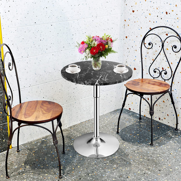 Giantex Modern Bar Table w/Marble Patterns (only table)
