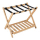 Giantex Bamboo Luggage Rack, Folding Suitcase Stand