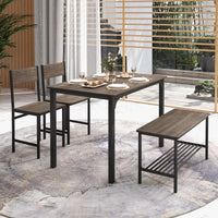 Giantex 4-Piece Dining Table & Chair Set