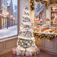 180cm Pre-Lit Pop up Christmas Tree w/ 140 LED Lights