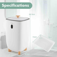 35L Large Towel Warmer Bucket with 20-90Min Timer and 2-5H Drying Mode
