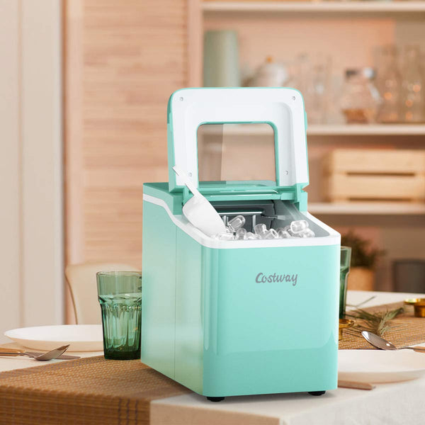 Countertop Ice Maker, Bullet Ice Cubes Ready in 8 Mins