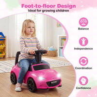 Toddler Ride on Toy, Foot to Floor Kid Sliding Car with Under-Seat Storage
