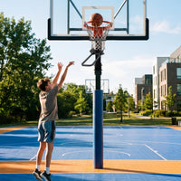 180 Degree Heavy-Duty Basketball Return Attachment with 6 Sturdy Hooks