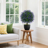2PCS Artificial Lavender Topiary Ball Trees