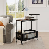 Giantex Kitchen Serving Cart Rolling End Table