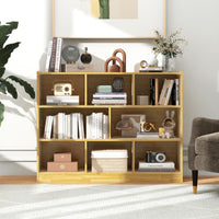 3-Tier Open Wooden Bookshelf