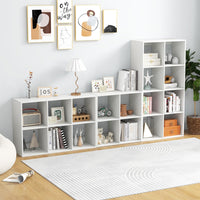 8-Cube Bookshelf, Modern Cubby Bookcase