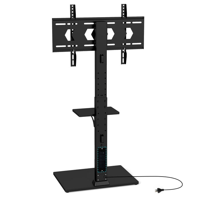 Floor TV Stand with Power Outlet TV Stand for 32-70 Inch TV TV Mount Stand