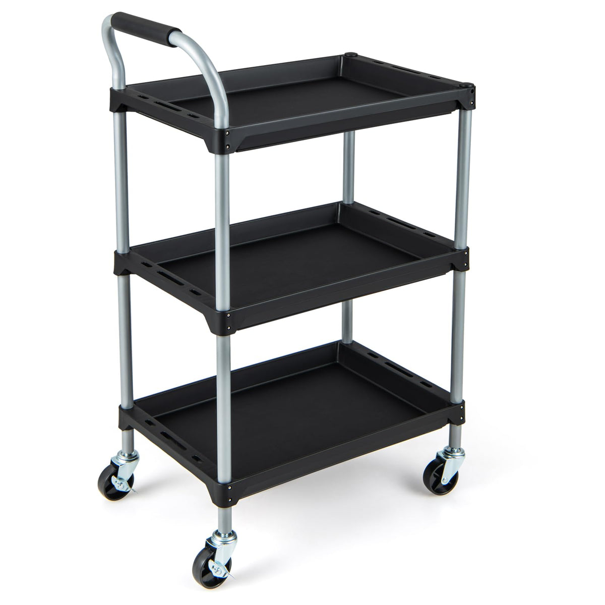 3 Layer Tool Cart, Large Capacity Utility Cart