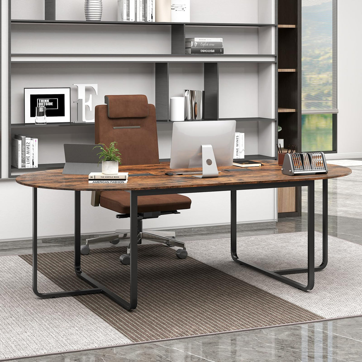 240.5cm Oval Conference Table