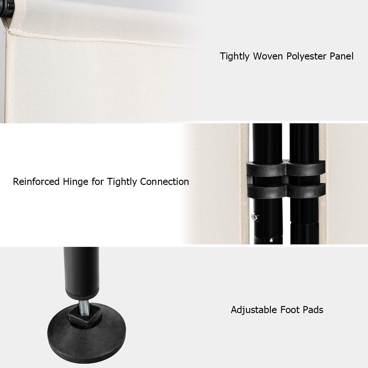 Portable Fiber Wall Divider for Home Office