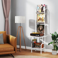 Giantex Record Player Stand with Vinyl Storage, 5-Tier Tall Turntable Stand
