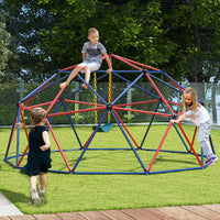 3m Kids Climbing Dome with Swing Outdoor Jungle Gym Climber
