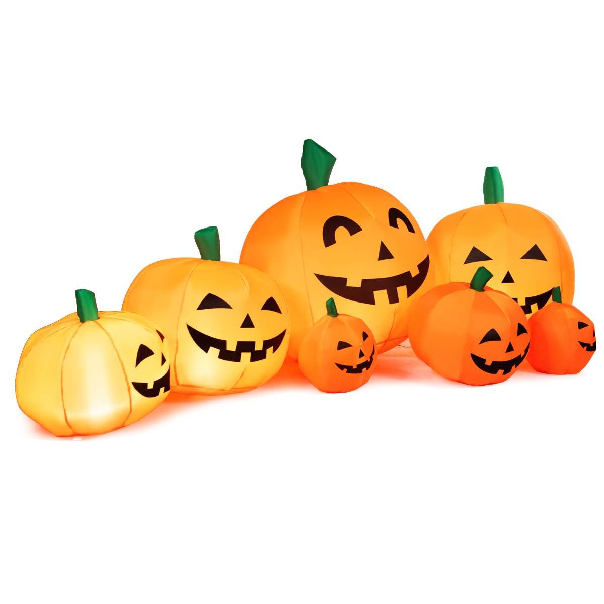 2.3M Halloween Inflatable Pumpkin Patch for Indoor Outdoor