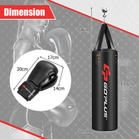 4pcs Hanging Punching Bag Set