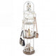 Jewelry Organizer Stand 360° Rotating Floor Jewelry Storage Rack