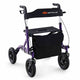 Foldable All-Terrain Rolling Walker with Seat for Seniors, Adjustable Height & 160 kg Capacity