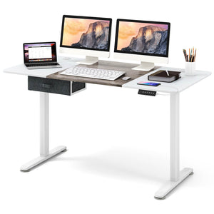 140x70cm Electric Standing Desk Height Adjustable Stand up Computer Workstation