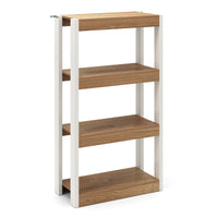 4-Tier Wooden Bookshelf Storage Organizer Bookcase w/ Open Shelving Unit Study