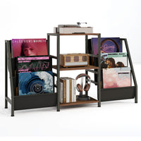 Record Player Stand with Storage Turntable Display Stand Vinyl Record Table